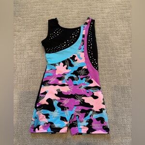 Colorful Camouflage Leotard